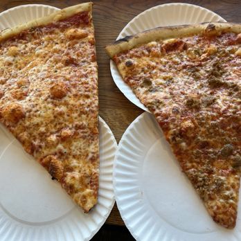 PIE.ZAA - Sausage Slice and Cheese Slice - Pizza Near Me - Asheville, North Carolina PIE.ZAA - Sausage Slice and Cheese Slice - Pizza Near Me - Asheville, North Carolina