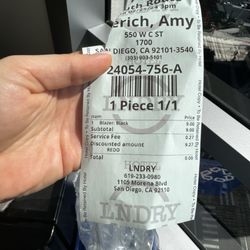 LNDRY - Receipt