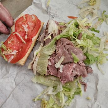 Jersey Mike's Subs - Does this look like an Italian sub to you? If you said roast beef, you'd be correct. - Sandwiches Near Me - Cincinnati, Ohio