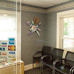 Dina H Cocco, DDS - Cozy Waiting Room