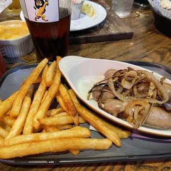 The Pig & Whistle - Sausage and chips - Pubs Near Me - Cocoa Beach, Florida