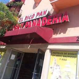 Exterior outside entrance of El Rico Pan Bakery - San Jose, California Exterior outside entrance of El Rico Pan Bakery - San Jose, California