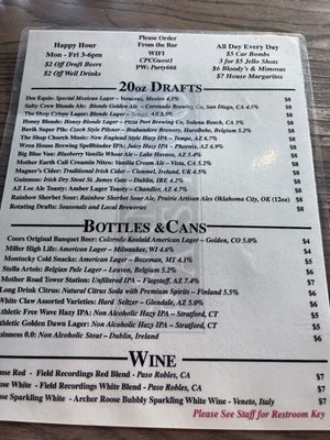 Menu photo 1 Cornish Pasty Tempe, AZ