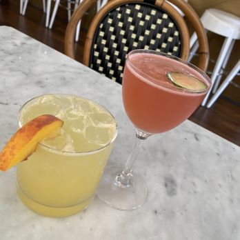 Effervescence - Peach cocktail, melon cocktail - Champagne Bars Near Me - New Orleans, Louisiana
