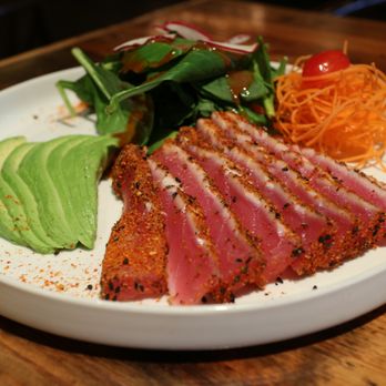 BITES Asian Kitchen + Bar - Seared Togarashi Tuna Salad. - Japanese Near Me - Chicago, Illinois BITES Asian Kitchen + Bar - Seared Togarashi Tuna Salad. - Japanese Near Me - Chicago, Illinois