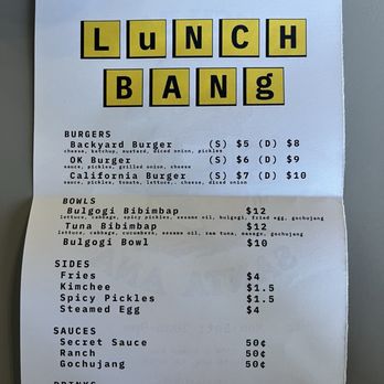 Lunch Bang - Current menu July 2026 - Korean Near Me - Santa Ana, California Lunch Bang - Current menu July 2026 - Korean Near Me - Santa Ana, California