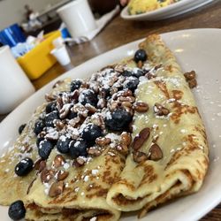 Blueberry Hill - Blueberry and pecan crapes