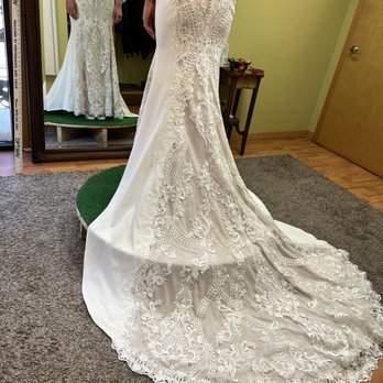 Monetti Tailoring - Preparing for ballroom bustle - Sewing & Alterations Near Me - Madison, Wisconsin Monetti Tailoring - Preparing for ballroom bustle - Sewing & Alterations Near Me - Madison, Wisconsin
