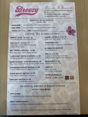 Menu photo 3 Breezy San Juan Capistrano, CA