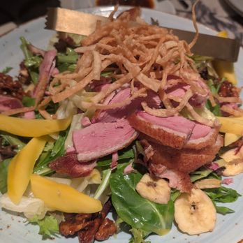 Panda Inn - Mango duck salad. Refreshing but banana chips don't really match well - Chinese Near Me - Pasadena, California Panda Inn - Mango duck salad. Refreshing but banana chips don't really match well - Chinese Near Me - Pasadena, California
