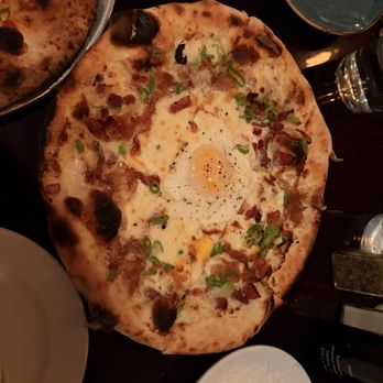 Abruzzo Italian Kitchen - Carbonara Pizza - Italian Near Me - Whitefish, Montana Abruzzo Italian Kitchen - Carbonara Pizza - Italian Near Me - Whitefish, Montana
