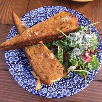 Campfire - Grilled cheese sandwich. Too greasy and broccoli inside is too weird for me. - New American Near Me - Carlsbad, California Campfire - Grilled cheese sandwich. Too greasy and broccoli inside is too weird for me. - New American Near Me - Carlsbad, California