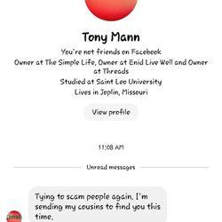 Threads By Joplin Great Deals - This man is a steroid freak tells people he is glad when their loved one passes he threats females then doxes them