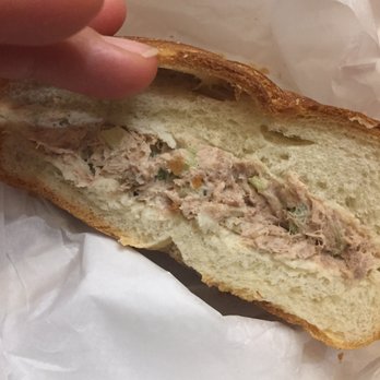 Sunrise Bagels - Sunrise's $6 tuna fish sandwich...not worth it! - Bagels Near Me - Montclair, New Jersey