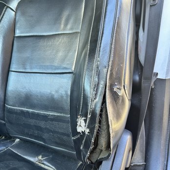 Brenyn General Upholstery - Seat before Brenyn repair - Auto Upholstery Near Me - Douglasville, Georgia