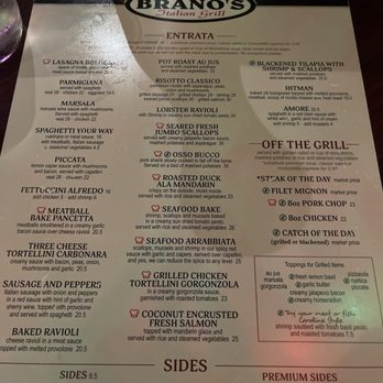 BRANO’S ITALIAN GRILL - Updated March 2025 - 416 Photos & 591 Reviews ...