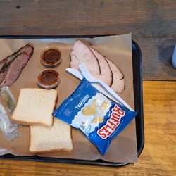 Smoke: Texas BBQ & Watering Hole - This was lunch. It consisted of beef brisket and turkey. While apparently of high quality, I left hungry.
