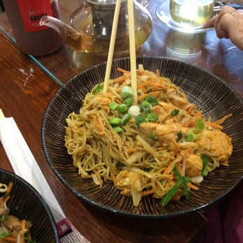 Bamboo Basket - Chicken Penang Noodles - Coffee & Tea Near Me - Epsom, SRY