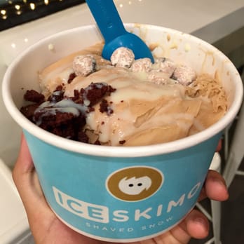 Iceskimo - Coffee Shaved Snow with brownies, cookie dough, and condensed milk - Ice Cream & Frozen Yogurt Near Me - San Diego, California Iceskimo - Coffee Shaved Snow with brownies, cookie dough, and condensed milk - Ice Cream & Frozen Yogurt Near Me - San Diego, California