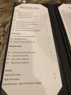 Menu photo 2 Blend Wine Room Visalia, CA