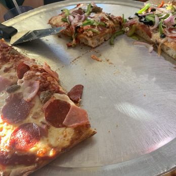 Giorgio's Pizza - half meat lover half supreme sicilian pizza - Pizza Near Me - Smyrna, Tennessee Giorgio's Pizza - half meat lover half supreme sicilian pizza - Pizza Near Me - Smyrna, Tennessee