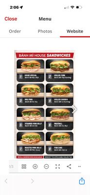 Menu photo 1 Banh Mi House Sacramento, CA