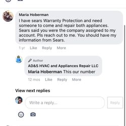 AD&S HVAC and Appliances Repair - Poor service