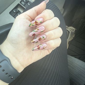 Nailz By Leyla - Stained glass flower gel x - Nail Technicians Near Me - Las Vegas, Nevada Nailz By Leyla - Stained glass flower gel x - Nail Technicians Near Me - Las Vegas, Nevada