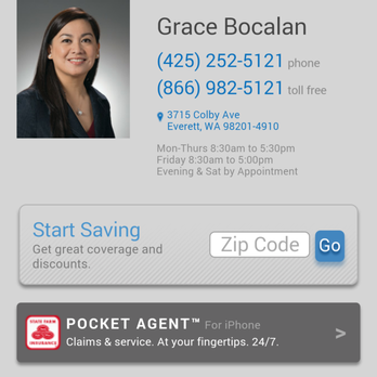 Grace Bocalan - State Farm Insurance Agent - Some info on her office!!! - Home & Rental Insurance Near Me - Everett, Washington Grace Bocalan - State Farm Insurance Agent - Some info on her office!!! - Home & Rental Insurance Near Me - Everett, Washington