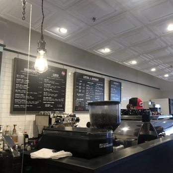 Black Cap Coffee & Beer - front counter and menu - Coffee & Tea Near Me - Stowe, Vermont