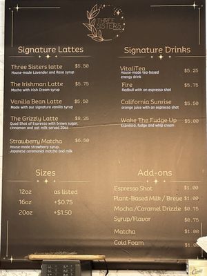 Menu photo 7 Three Sisters Coffee & Tea Burbank, CA Menu photo 7 Three Sisters Coffee & Tea Burbank, CA