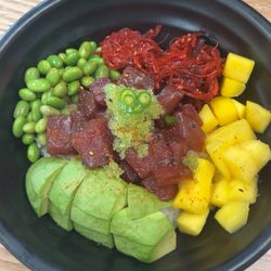 Umai Eats - "Fire in a bowl" Poke Bowl.