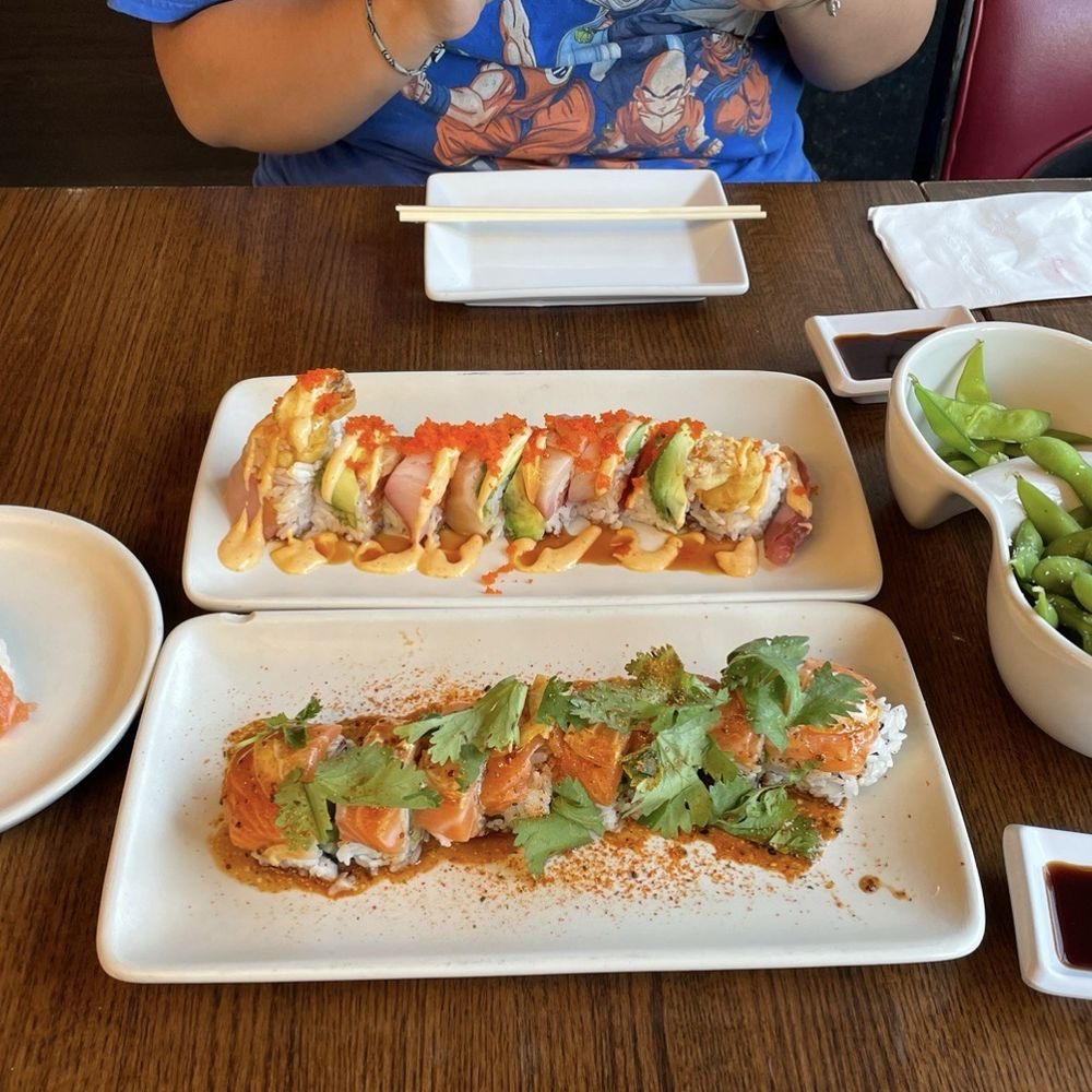 Sushi Garden - Salmon Nigiri, Shrimp Tempura Roll, Spanish Roll, Edamame - Sushi Bars Near Me - Tucson, Arizona Sushi Garden - Salmon Nigiri, Shrimp Tempura Roll, Spanish Roll, Edamame - Sushi Bars Near Me - Tucson, Arizona