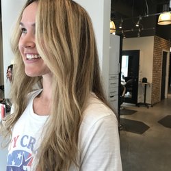 Hair by Evelyn - Rooty and sun kissed blonde