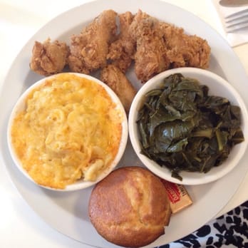 Simply Soulful - Chicken Wing Dinner w/ Mac & Cheese and Collard Greens...corn bread is complimentary - Desserts Near Me - Seattle, Washington Simply Soulful - Chicken Wing Dinner w/ Mac & Cheese and Collard Greens...corn bread is complimentary - Desserts Near Me - Seattle, Washington