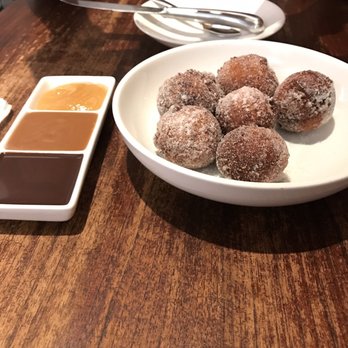 Star Noodle - Malasadas w/caramel and chocolate dipping sauce. - Asian Fusion Near Me - Lahaina, Hawaii