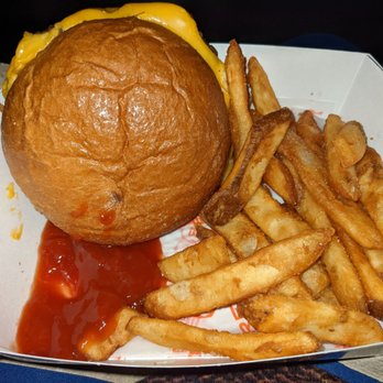 Regal Crossroads - Cary - Cheeseburger and fries meal. - Cinema Near Me - Cary, North Carolina Regal Crossroads - Cary - Cheeseburger and fries meal. - Cinema Near Me - Cary, North Carolina