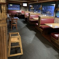 Pizza Hut - Interior of Pizza Hut.