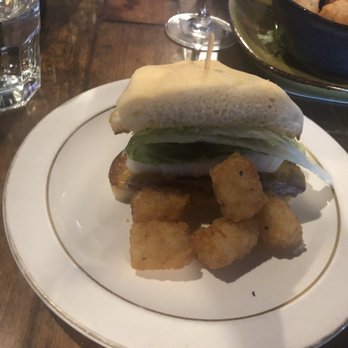 Whispering Vine - Half a burger w/tots. - Wine Bars Near Me - Reno, Nevada Whispering Vine - Half a burger w/tots. - Wine Bars Near Me - Reno, Nevada