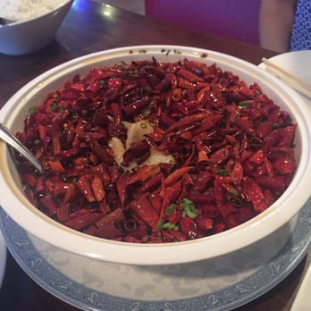 Lee Cafe - Szechuan fish filet (shui zhu yu). It's really not as spicy as it looks. Very fragrant and delicious! - Sushi Bars Near Me - Fort Mill, South Carolina