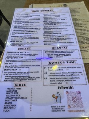 Menu photo 2 Tumi Peruvian Restaurant NYC New York, NY Menu photo 2 Tumi Peruvian Restaurant NYC New York, NY