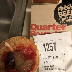 McDonald's - That white thing is definitely a slivered onion.