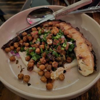 Abigail Street - Octopus - cooked thoroughly like tuna. Great chargrilled type flavor. - Mediterranean Near Me - Cincinnati, Ohio Abigail Street - Octopus - cooked thoroughly like tuna. Great chargrilled type flavor. - Mediterranean Near Me - Cincinnati, Ohio