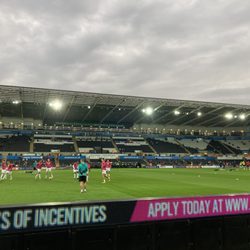 Liberty Stadium - Stadium is open air