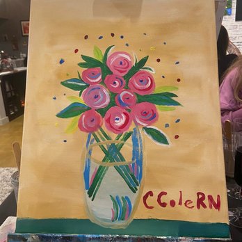 Toast To Paint - My masterpiece - Paint & Sip Near Me - Chicago, Illinois