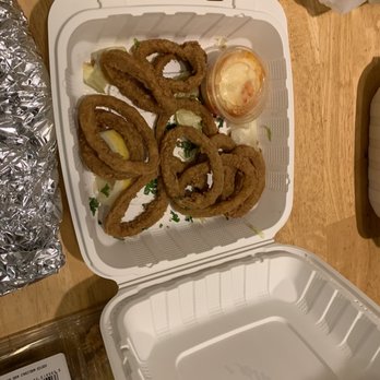 Saffron Grill - Overcooked thin calamari - Indian Near Me - Seattle, Washington Saffron Grill - Overcooked thin calamari - Indian Near Me - Seattle, Washington
