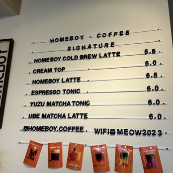 Homeboy Coffee - Menu - Coffee & Tea Near Me - Artesia, California Homeboy Coffee - Menu - Coffee & Tea Near Me - Artesia, California