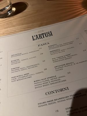 Menu photo 1 L'Artusi New York, NY Menu photo 1 L'Artusi New York, NY