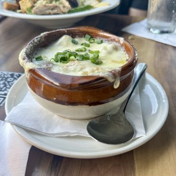 Moby Dick Brewing - Baked French Onion Soup - Seafood Near Me - New Bedford, Massachusetts