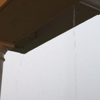 Hathcock Home Services - Both corners leaking on gutters installed by Hathcock Home Services - Windows Installation Near Me - Dothan, Alabama Hathcock Home Services - Both corners leaking on gutters installed by Hathcock Home Services - Windows Installation Near Me - Dothan, Alabama